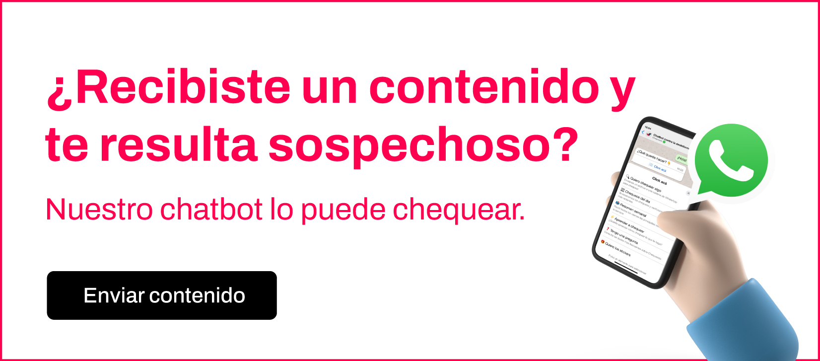 Chatbot Chequeado image chatbot mobile